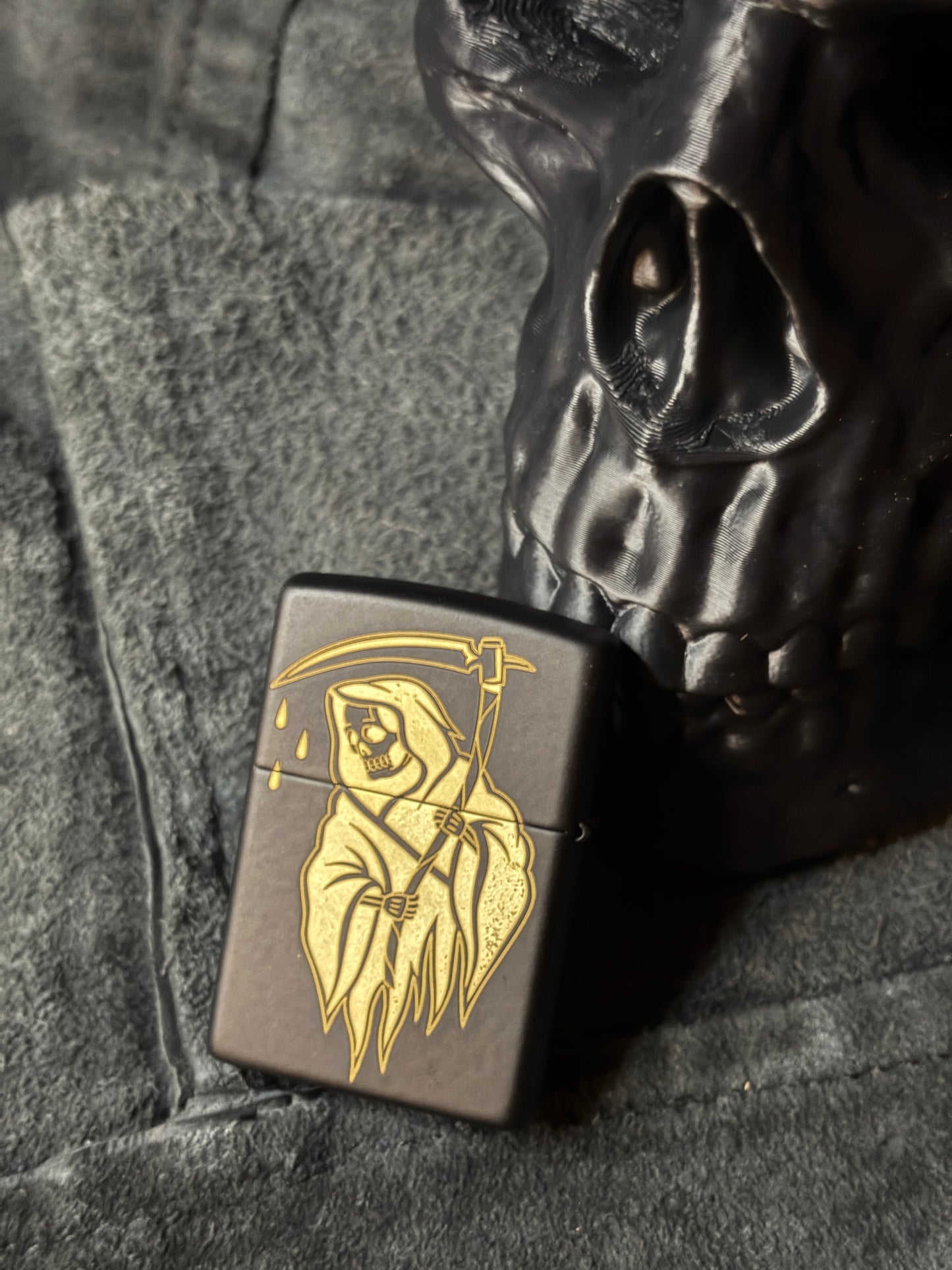 Mad Mick Grim Reaper Custom Zippo