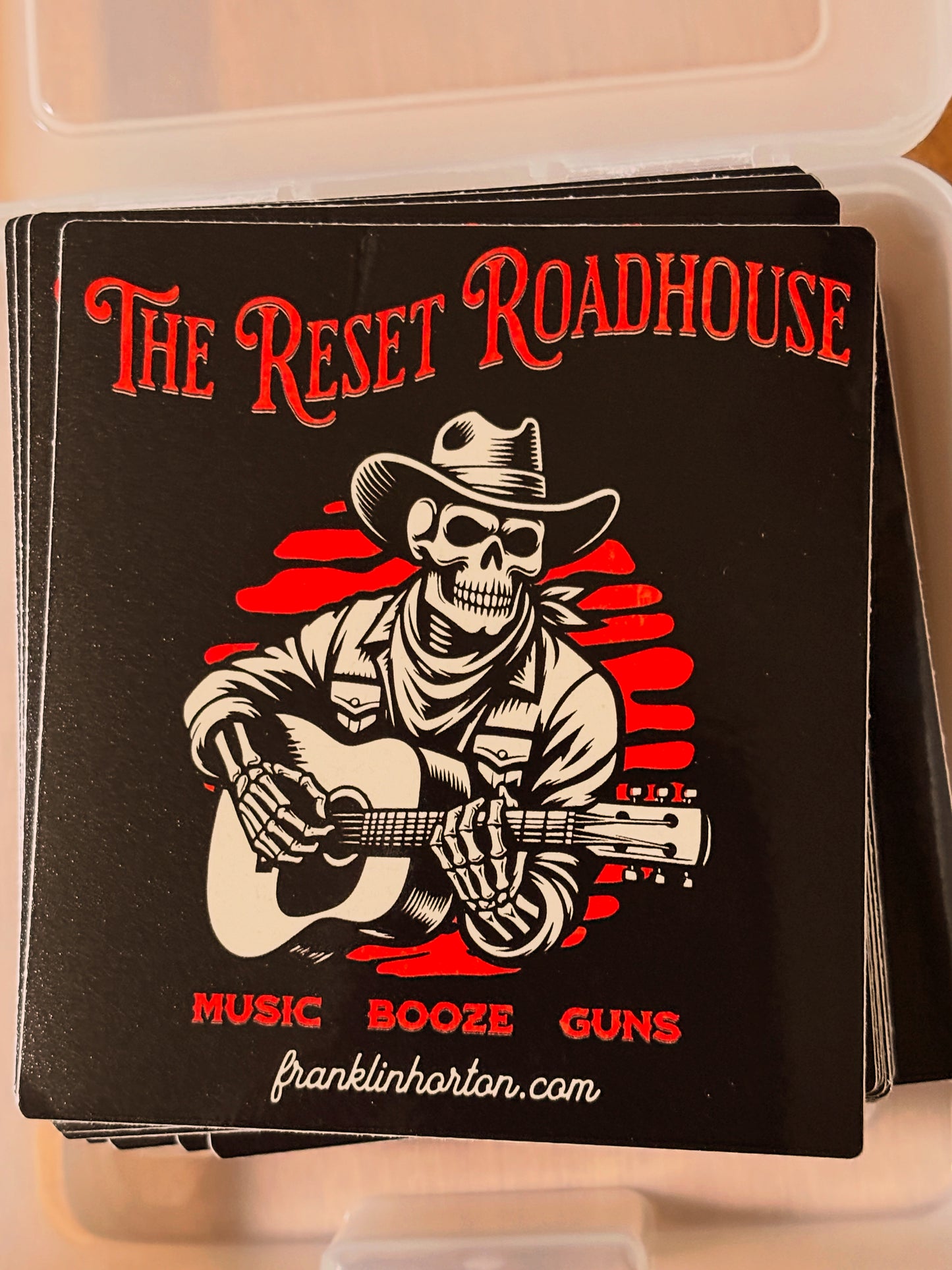 Reset Roadhouse Stickers Three-Pack