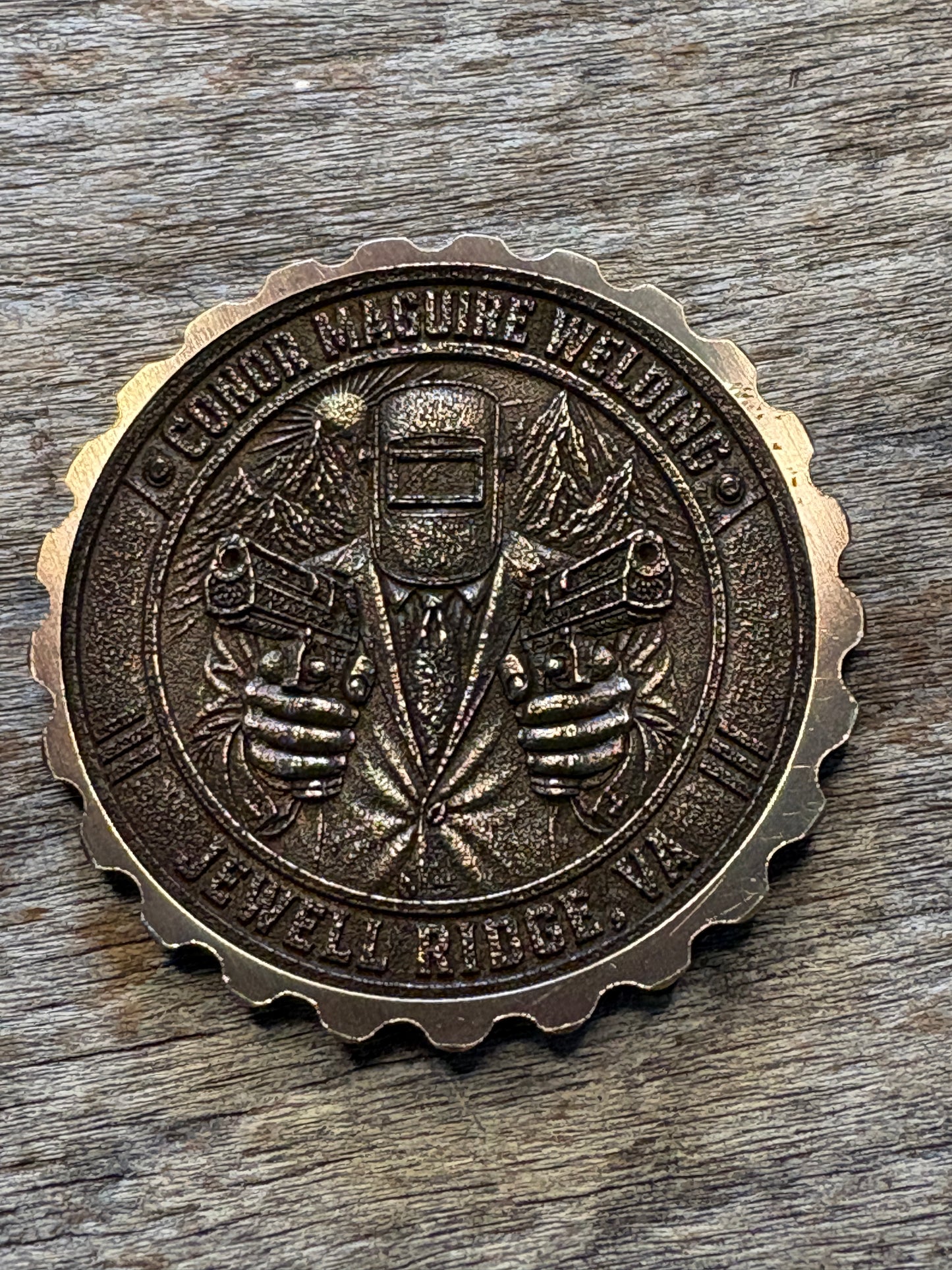 Conor Maguire Welding Gear Coin