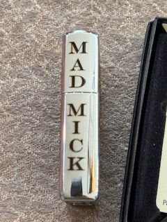 Custom Mad Mick Stainless Skull Zippo