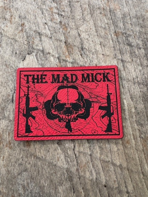 Mad Mick Rifle Patch with Topo Background