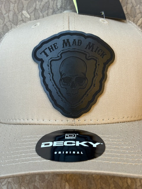Mad Mick Stealth Mode Arrowhead Logo on Tan Snapback