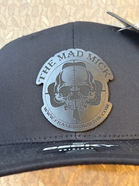 Mad Mick Skull Logo Stealth Mode Snapback Hat in Black