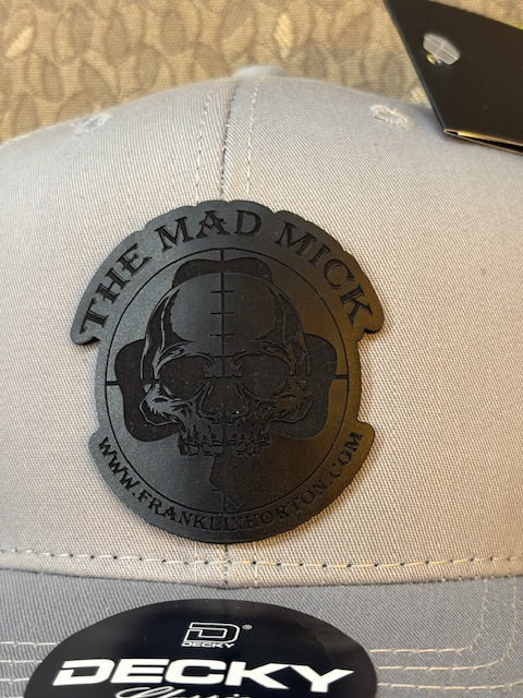Mad Mick Skull Logo Stealth Mode Snapback Hat in Gray