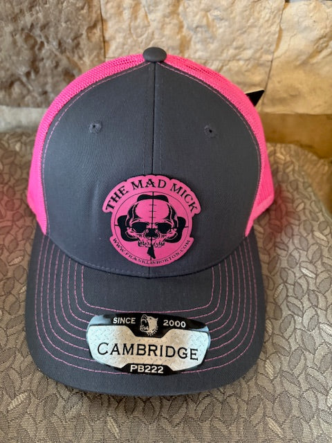 Mad Mick Skull Logo Hot Pink Hat
