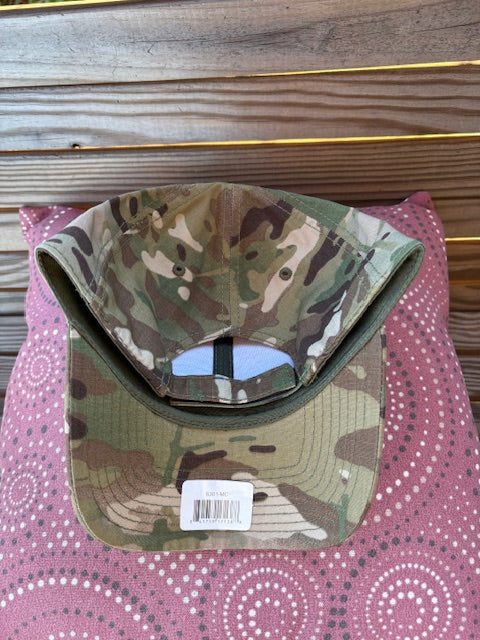 Decky 6301 Multicam Hat with Black Stabby Things Patch