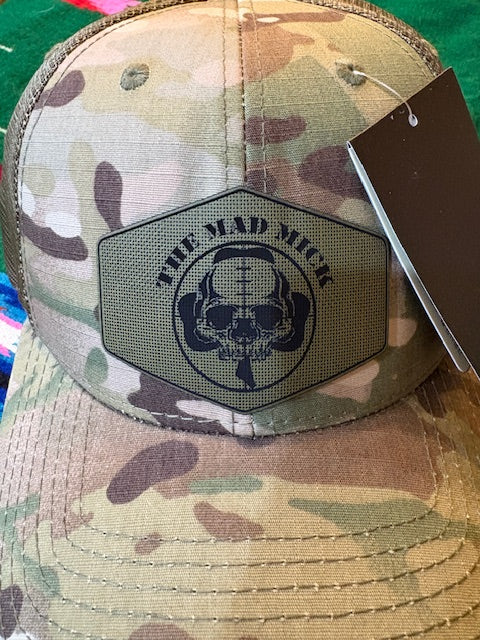 Decky 6301 Multicam Snapback with Linen-Look MM Skull Patch