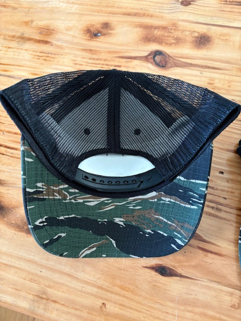 Rhodesian Camo Snapback with Stabby Things Patch