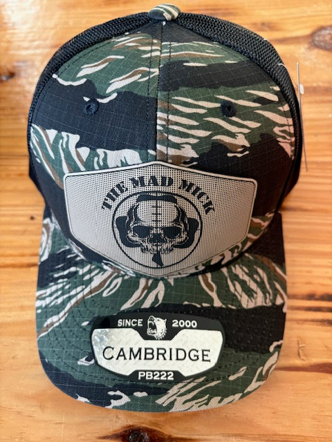 Rhodesian Camo Snapback with Mad Mick Skull Logo Patch