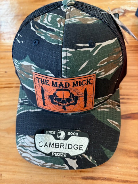Rhodesian Camo Snapback with Orange Mad Mick Topo Patch
