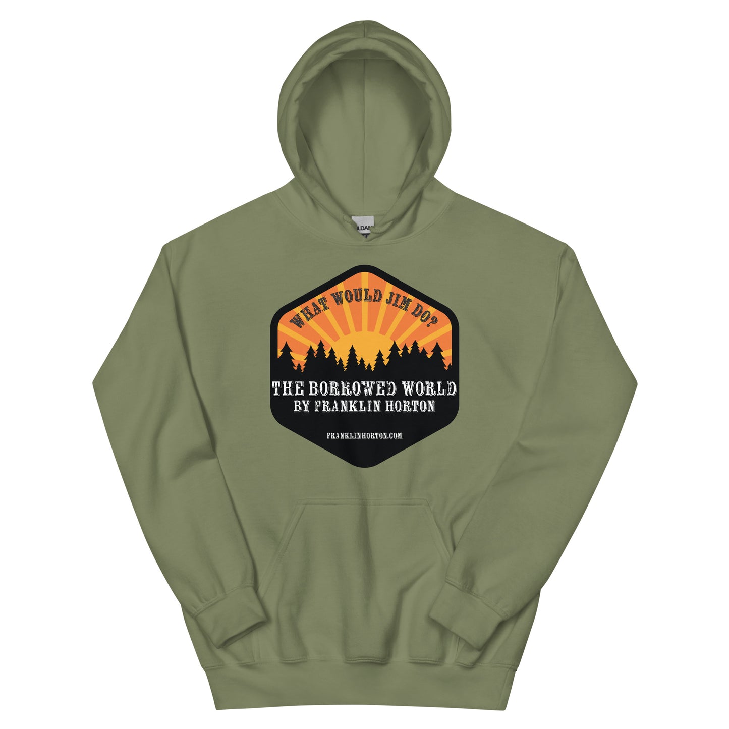 Borrowed World "What Would Jim Do?" Unisex Hoodie