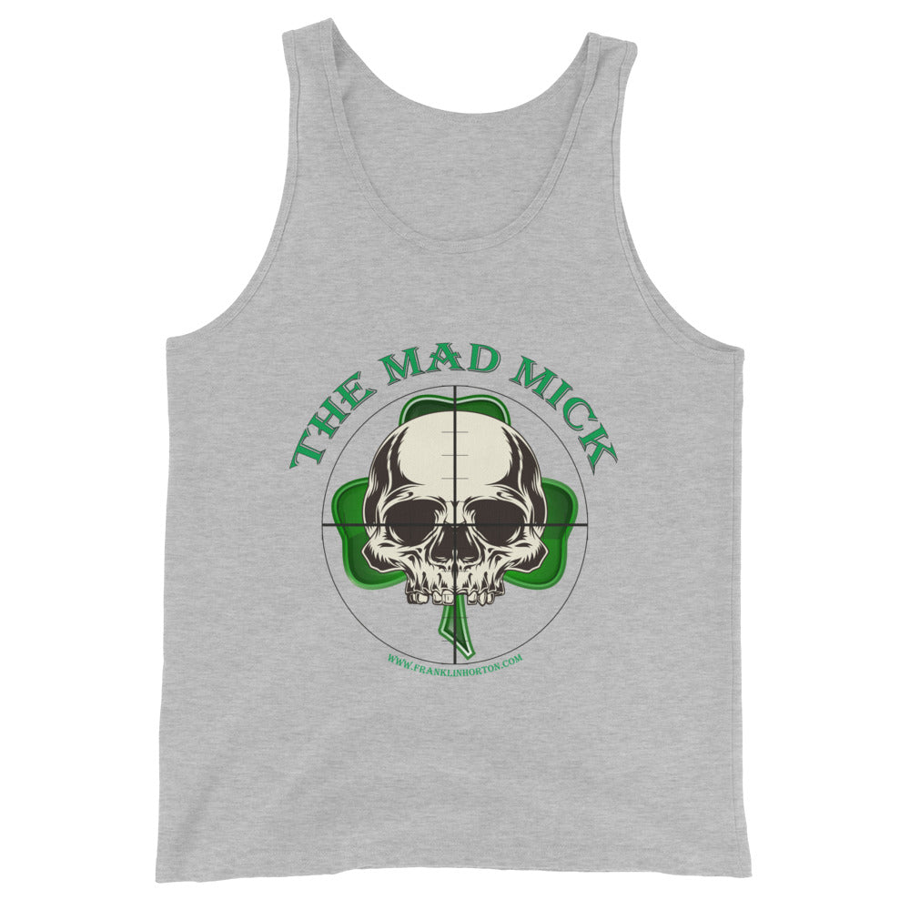 Mad Mick Skull and Shamrock Unisex Tank Top