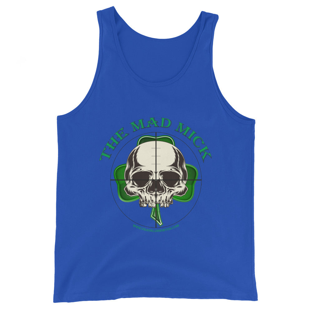 Mad Mick Skull and Shamrock Unisex Tank Top