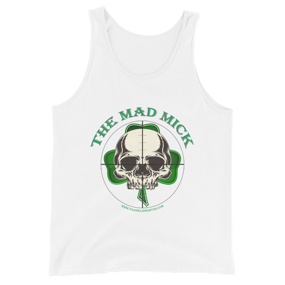Mad Mick Skull and Shamrock Unisex Tank Top