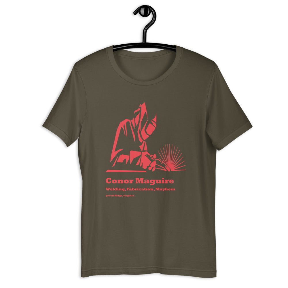 Conor Maguire Welding Short-sleeve unisex t-shirt
