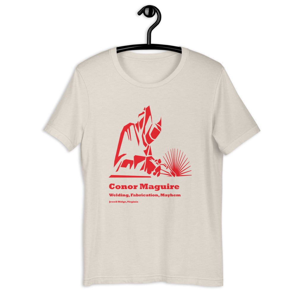 Conor Maguire Welding Short-sleeve unisex t-shirt