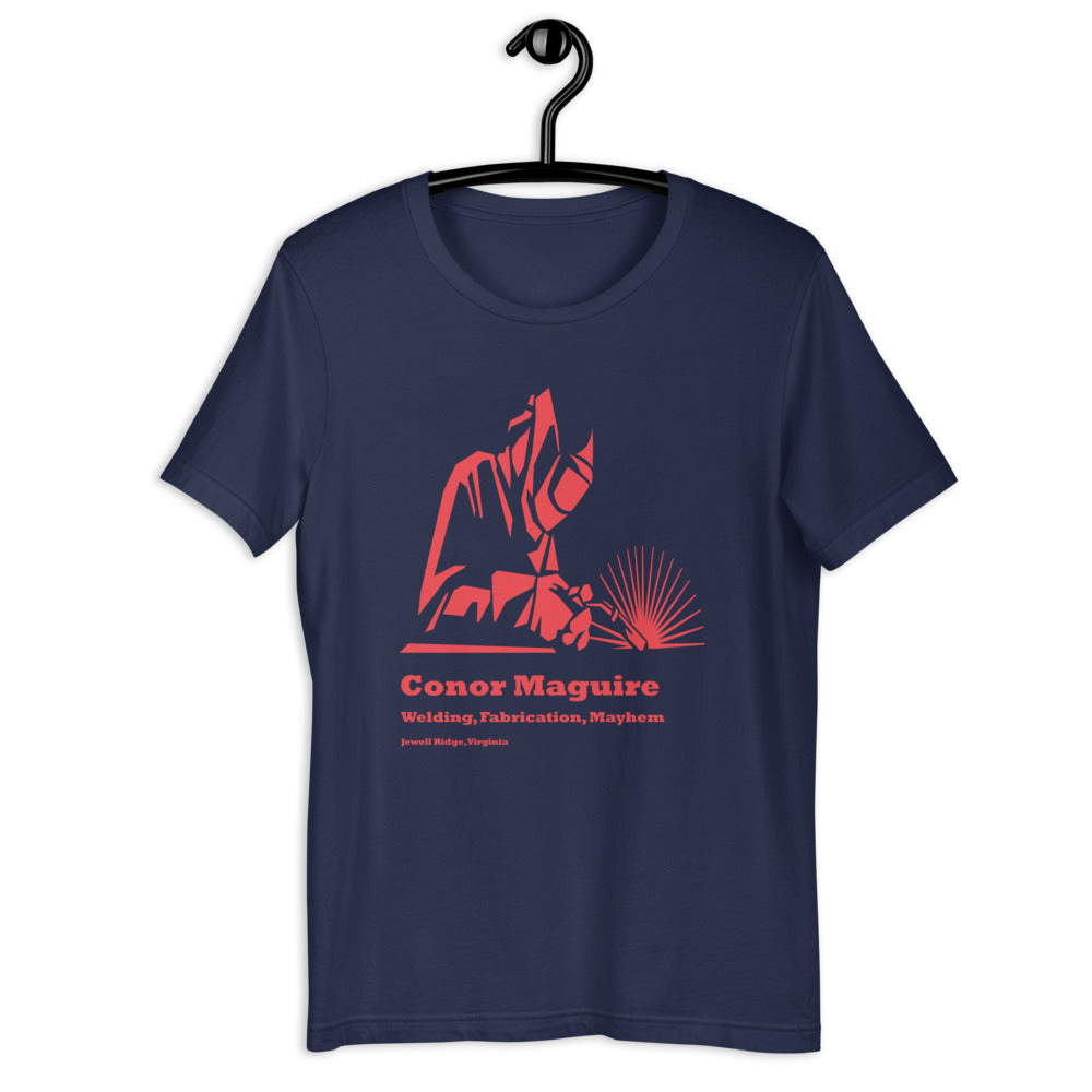 Conor Maguire Welding Short-sleeve unisex t-shirt