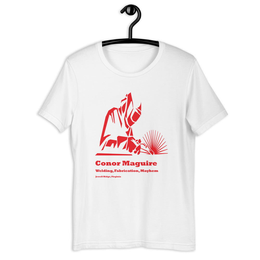 Conor Maguire Welding Short-sleeve unisex t-shirt