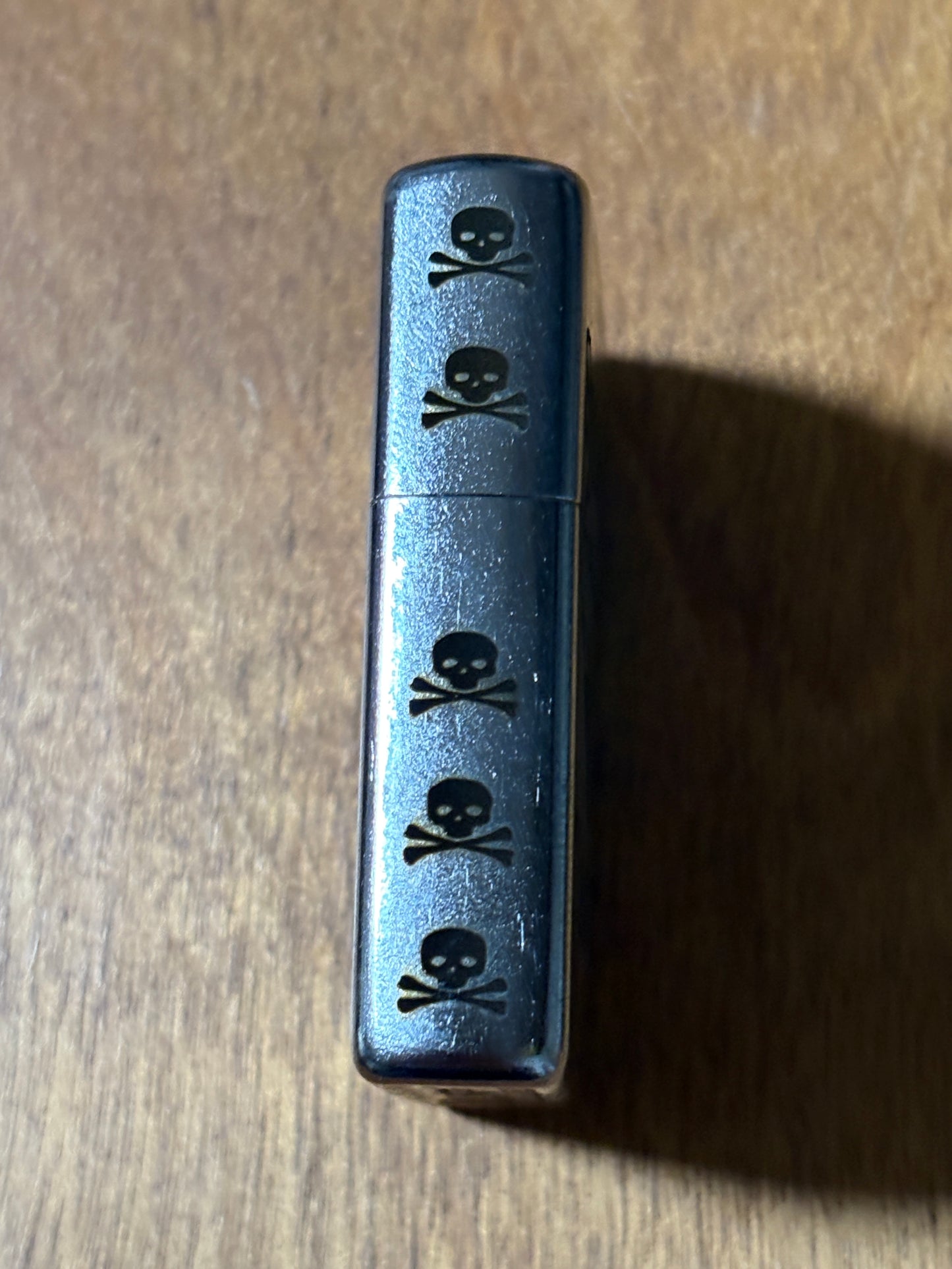 Stabby and Skulls Stainless Zippo