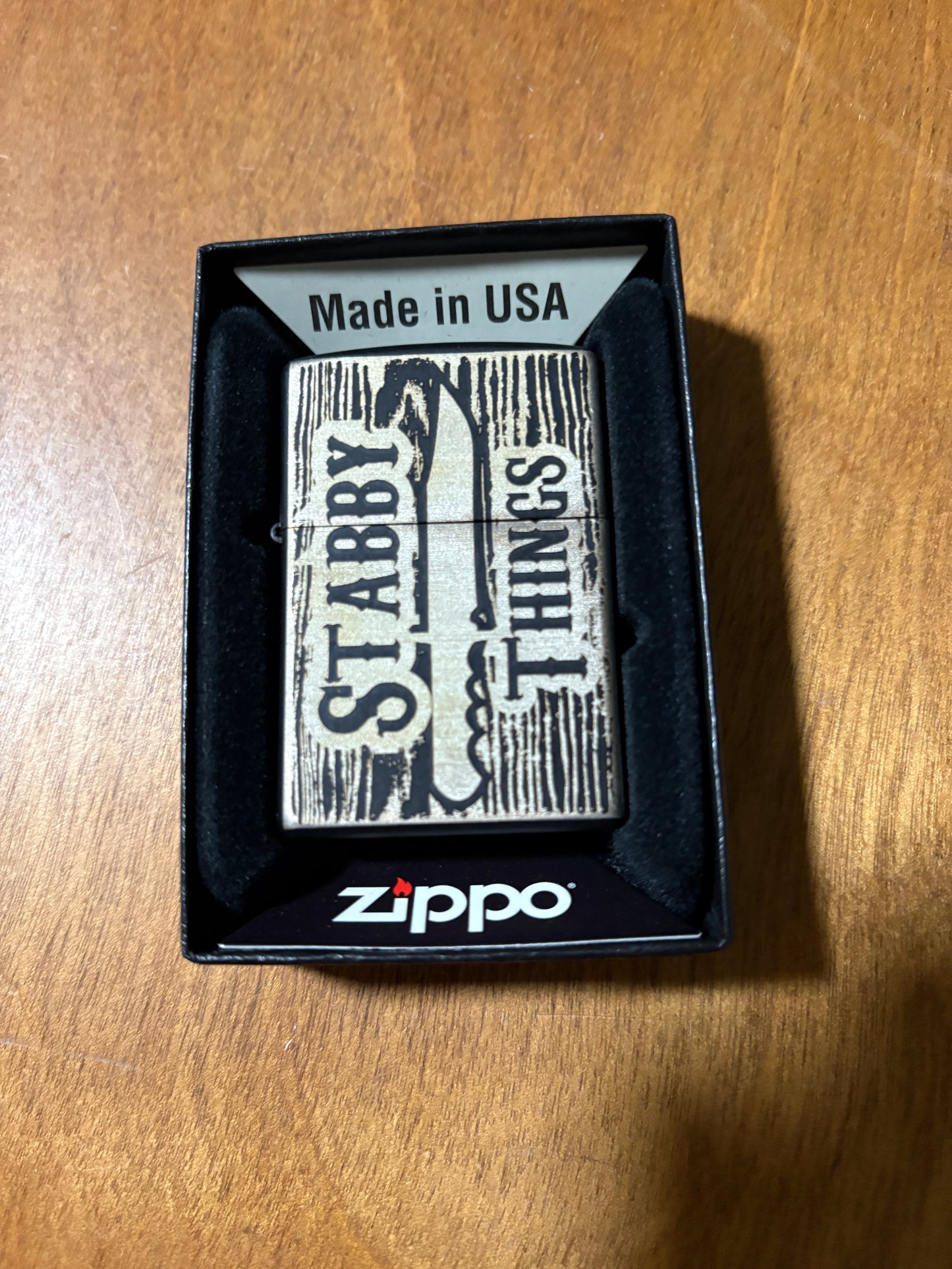 Stabby Things Zippo