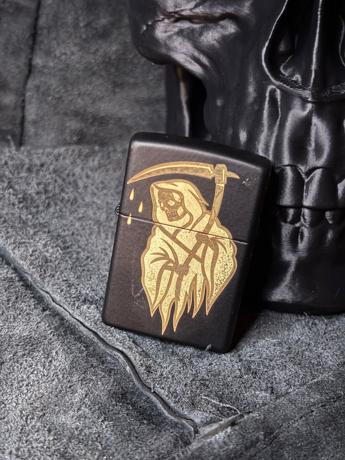 Mad Mick Grim Reaper Custom Zippo