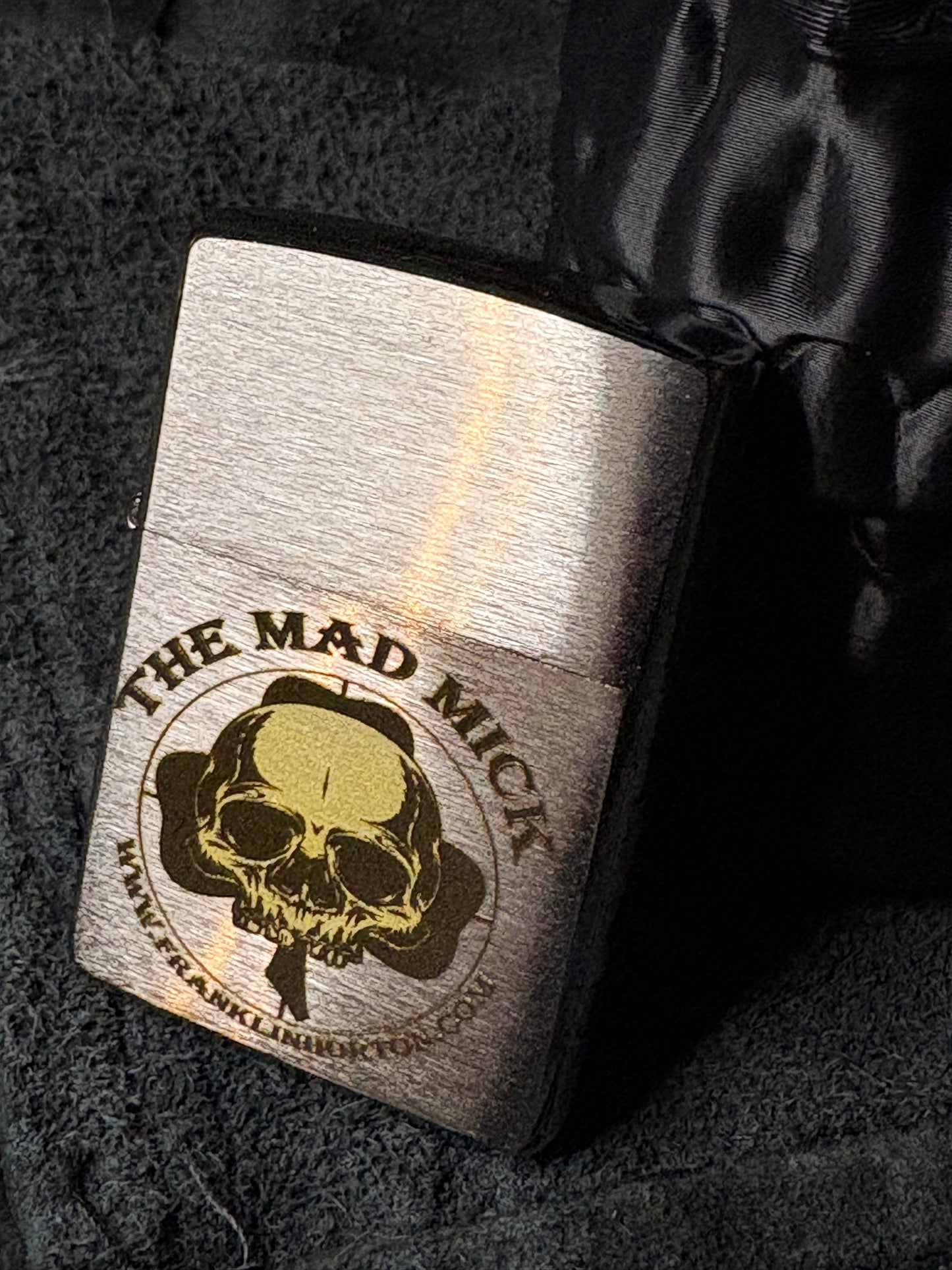 Mad Mick Stainless Steel Black Lighter