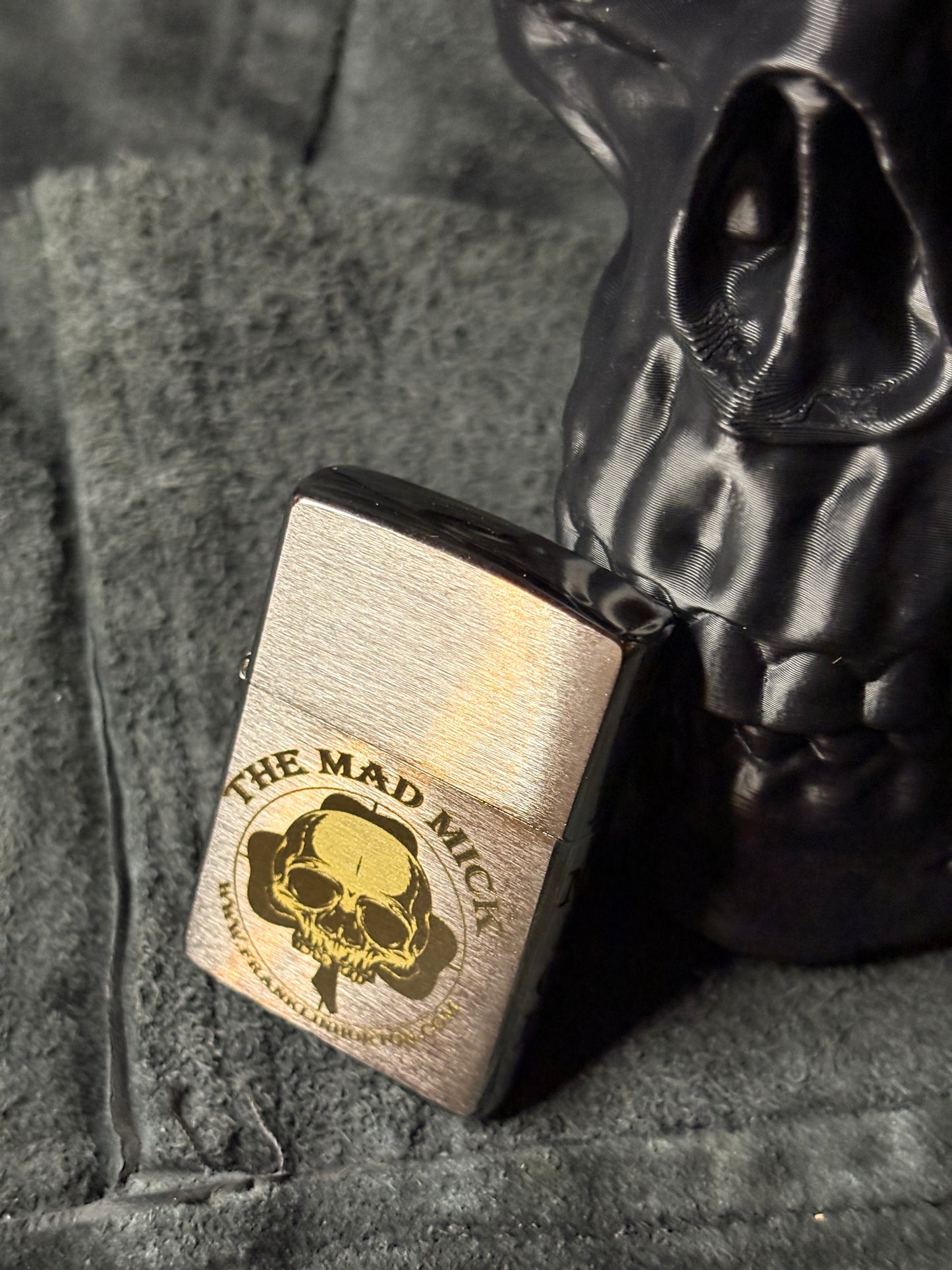 Deluxe Stainless Mad Mick Zippo / Molle Case Combo Pack