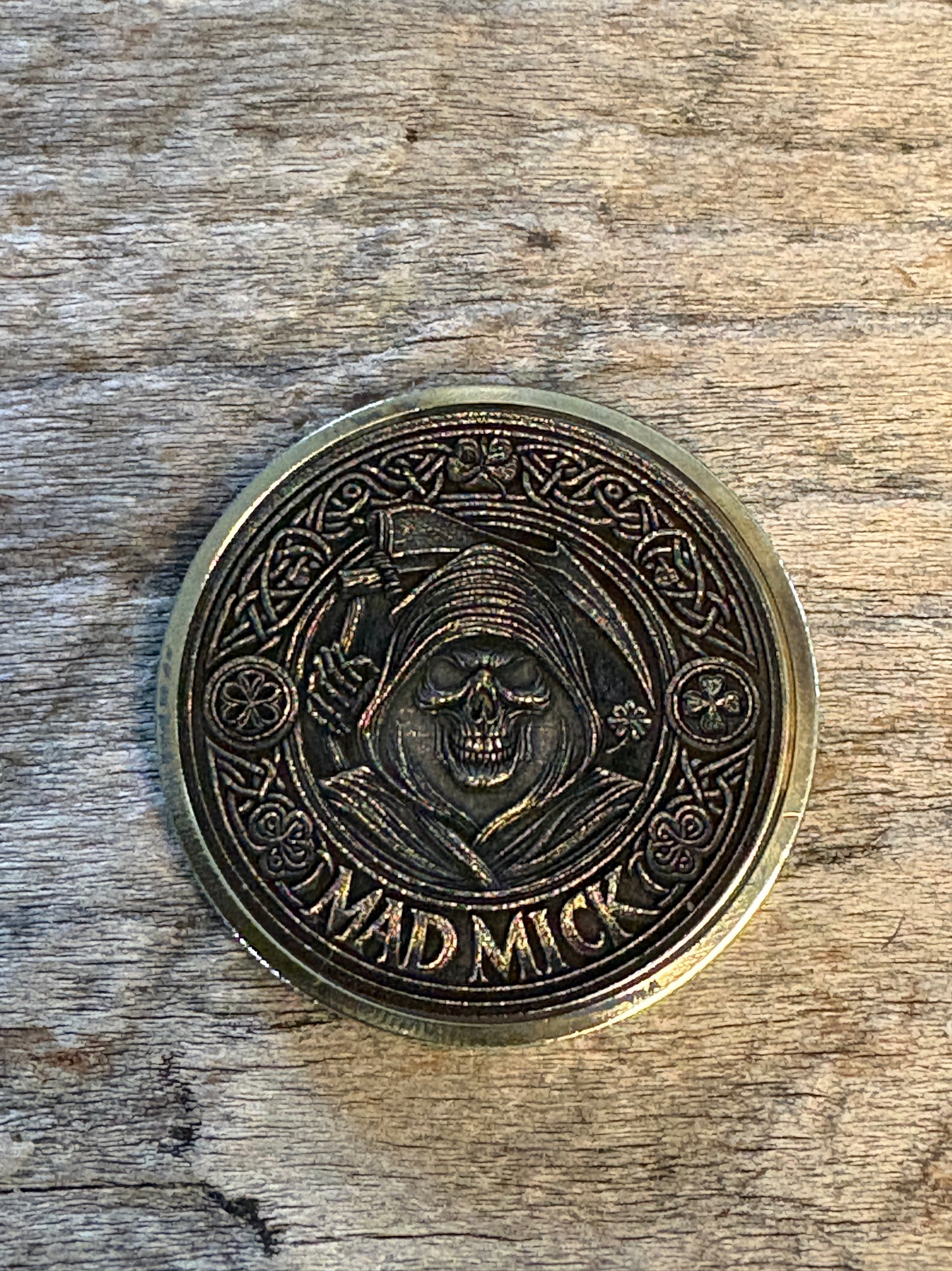 Mad Mick Celtic Reaper Challenge Coin