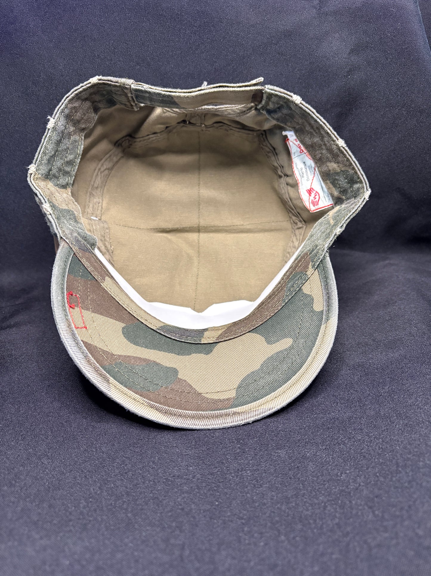 Rapid Dominance Camo Flat Top Patrol Cap with Mad Mick Skull Patch