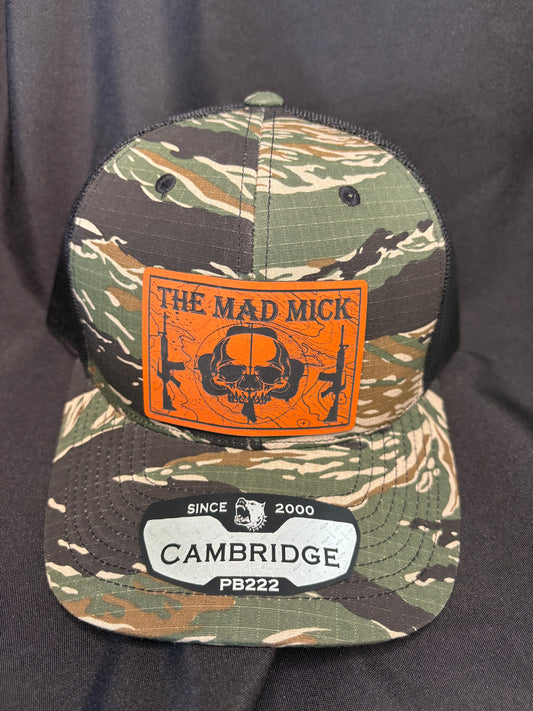 Rhodesian Camo Snapback with Orange Mad Mick AR Topo Patch