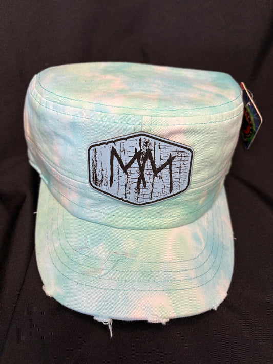 Pit Bull Tie-Dyed Cadet Hat with Mad Mick Tree Carving Patch