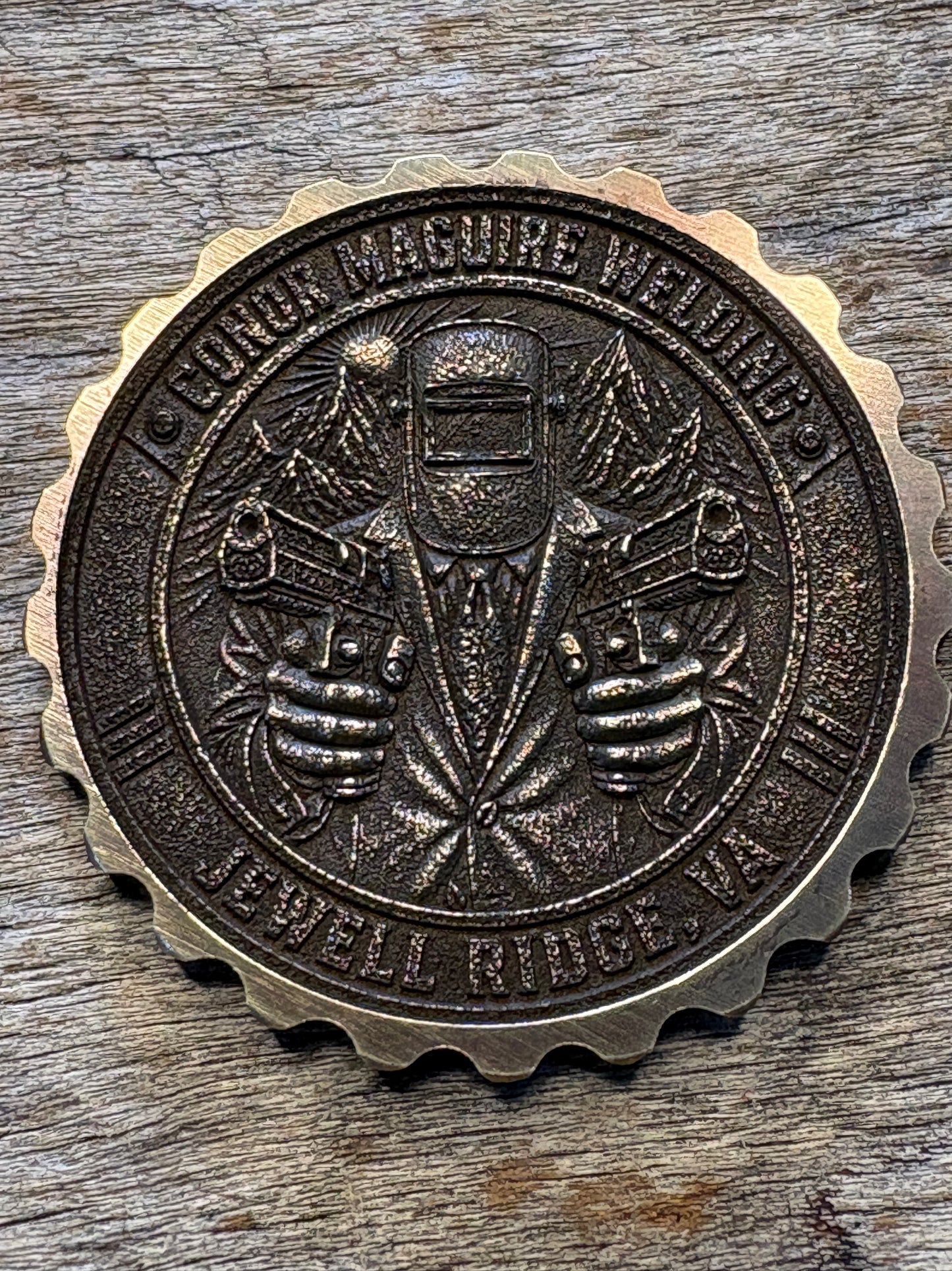 Conor Maguire Welding Gear Coin
