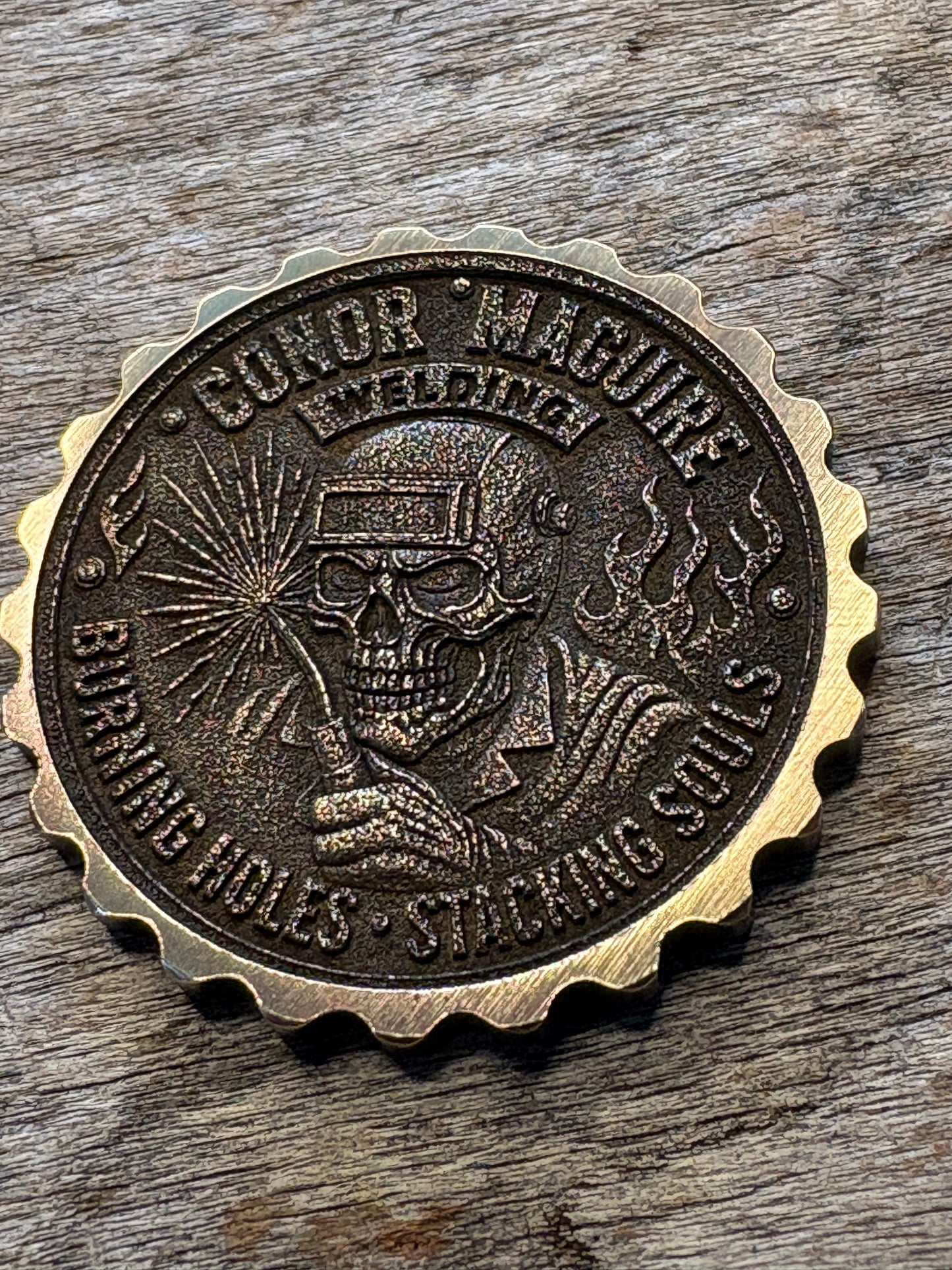 Conor Maguire Welding Gear Coin