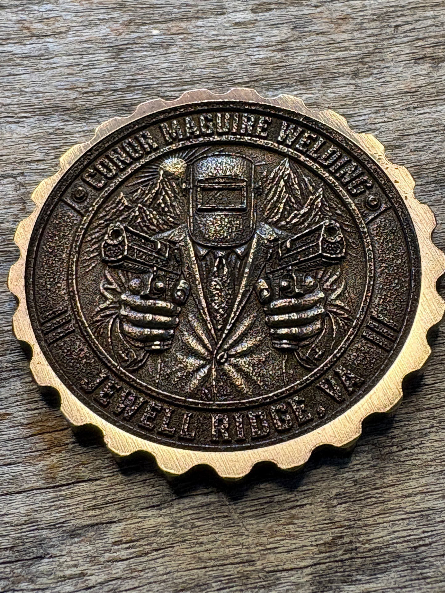 Conor Maguire Welding Gear Coin