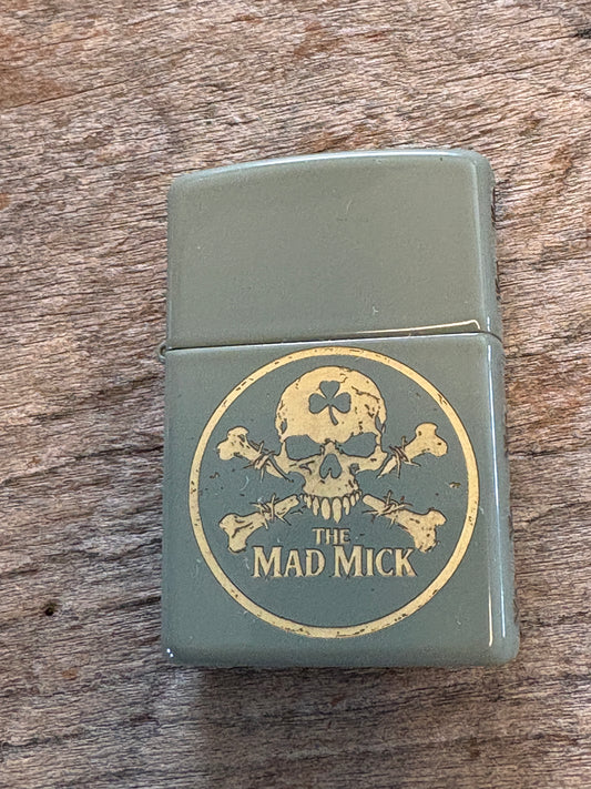 Mad Mick Skull & Crossbones Sage Zippo