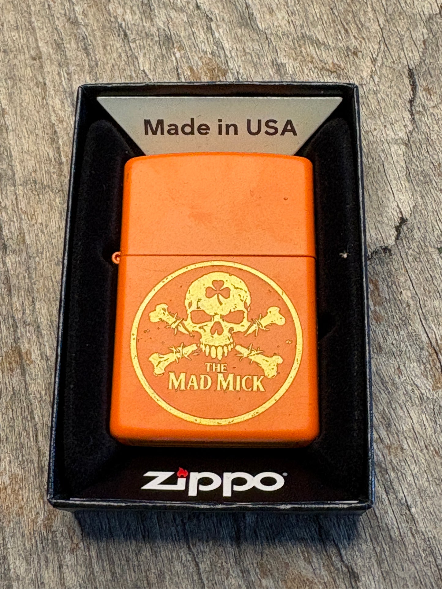 Mad Mick Skull & Crossbones Blaze Orange