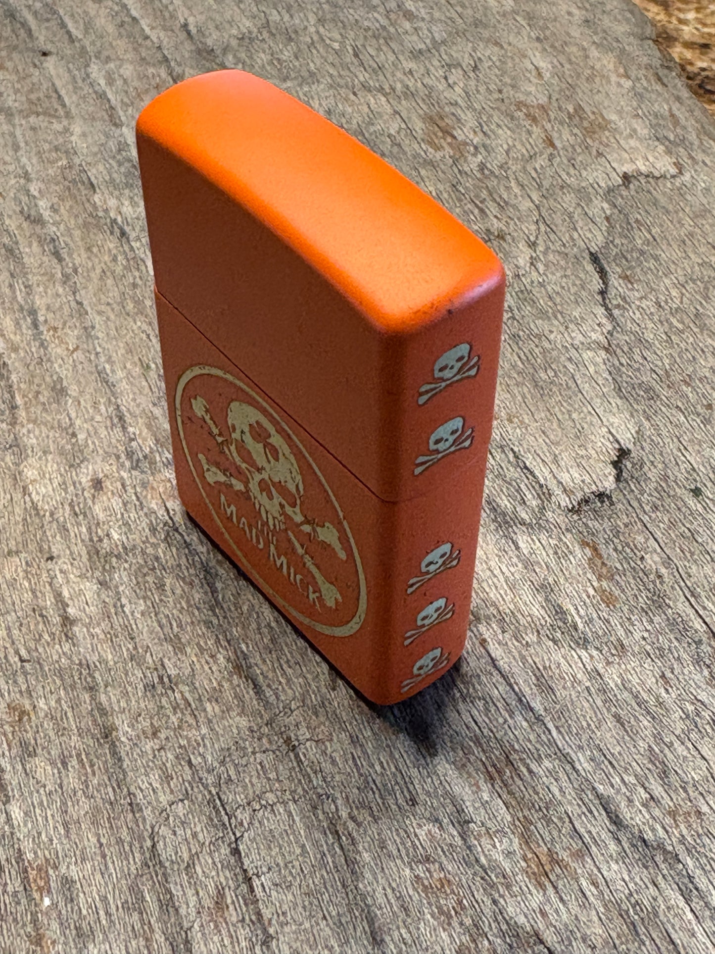 Mad Mick Skull & Crossbones Blaze Orange
