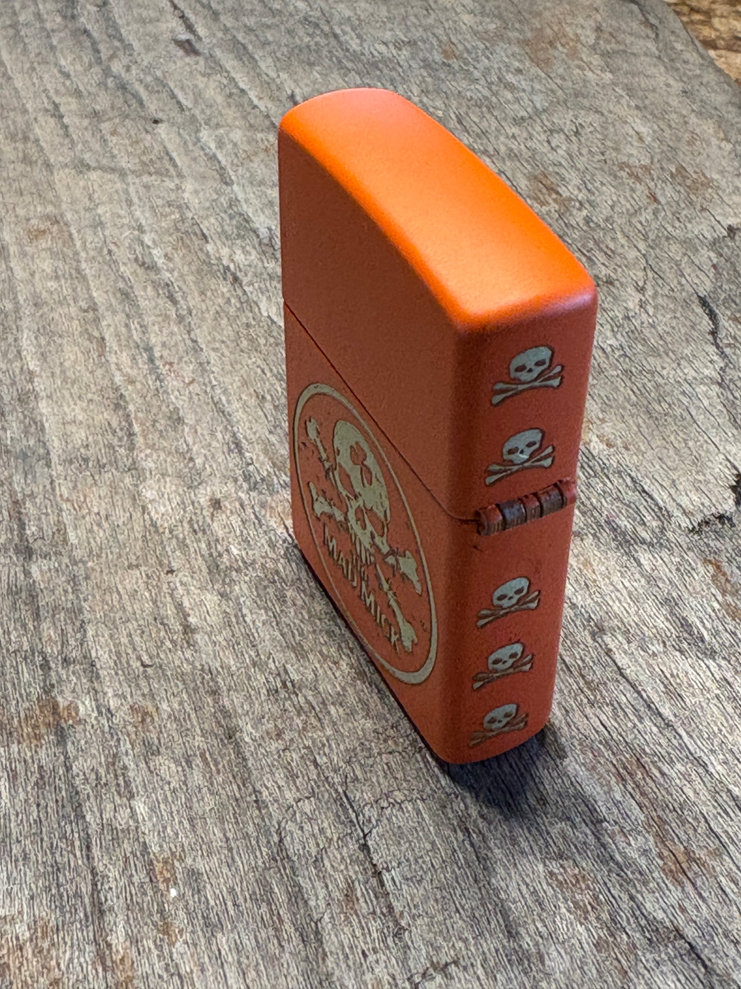 Mad Mick Skull & Crossbones Blaze Orange