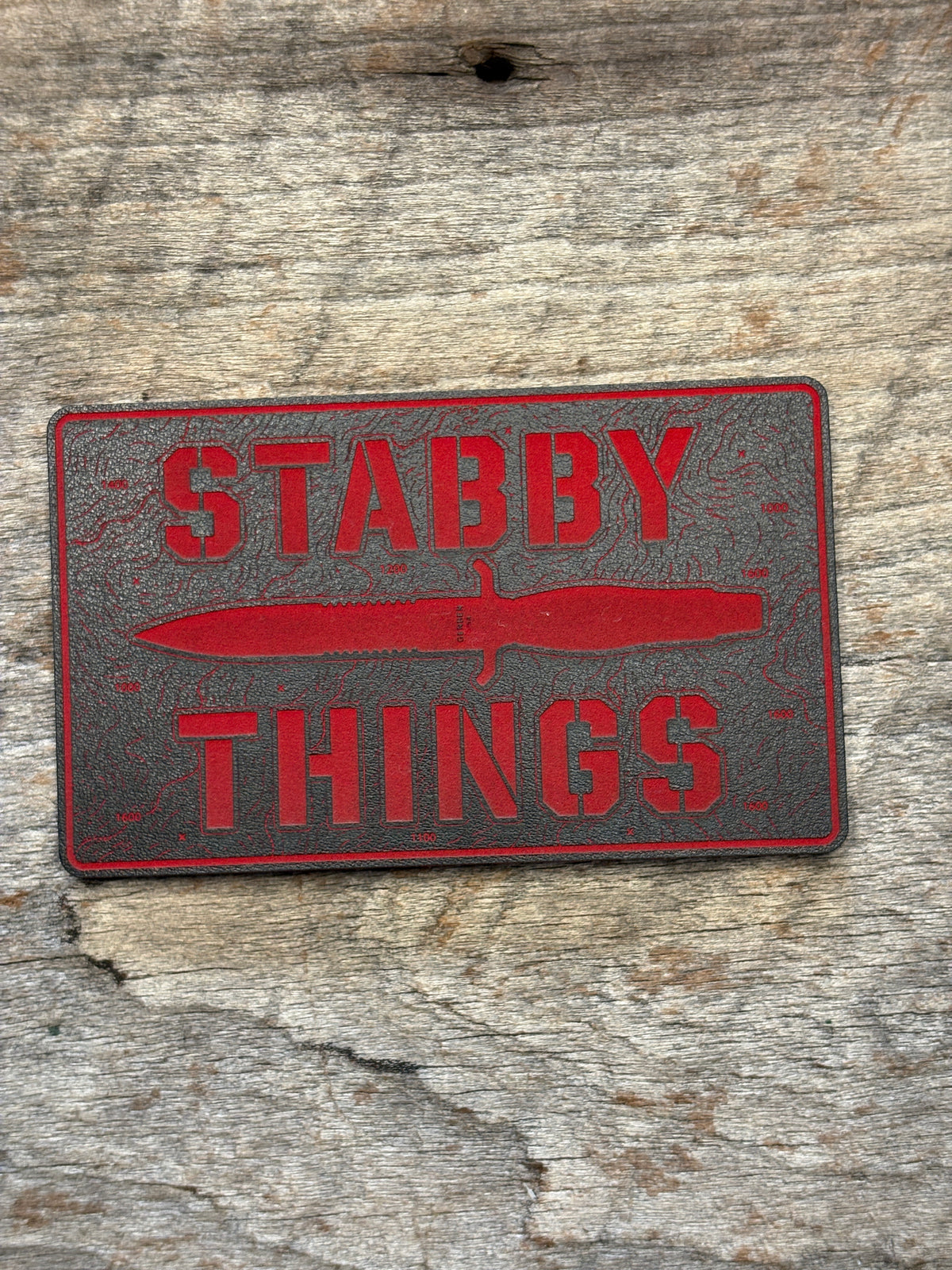 Stabby Things Topo Morale Patch