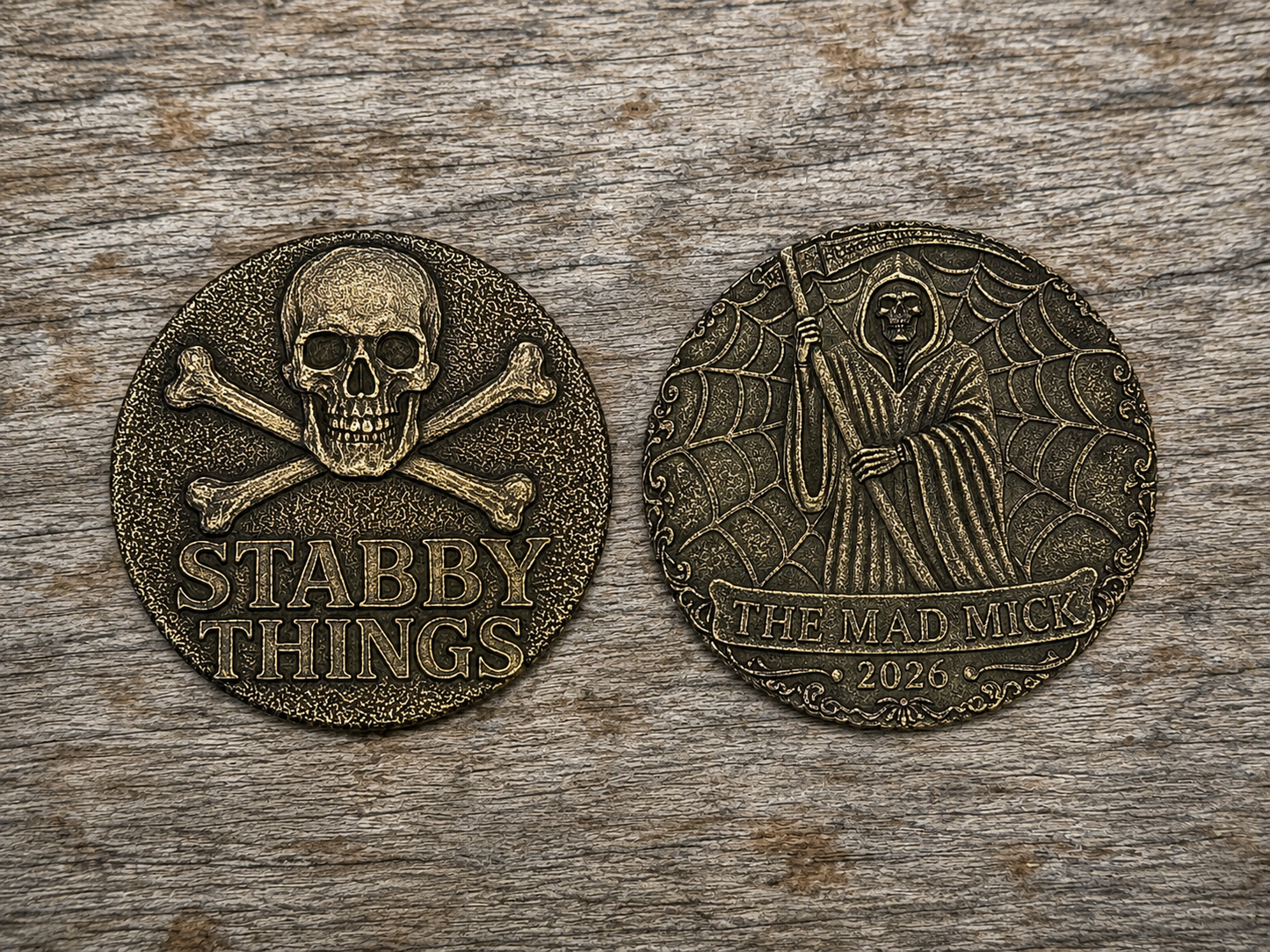 2026 Mad Mick Stabby Things Collector Coin