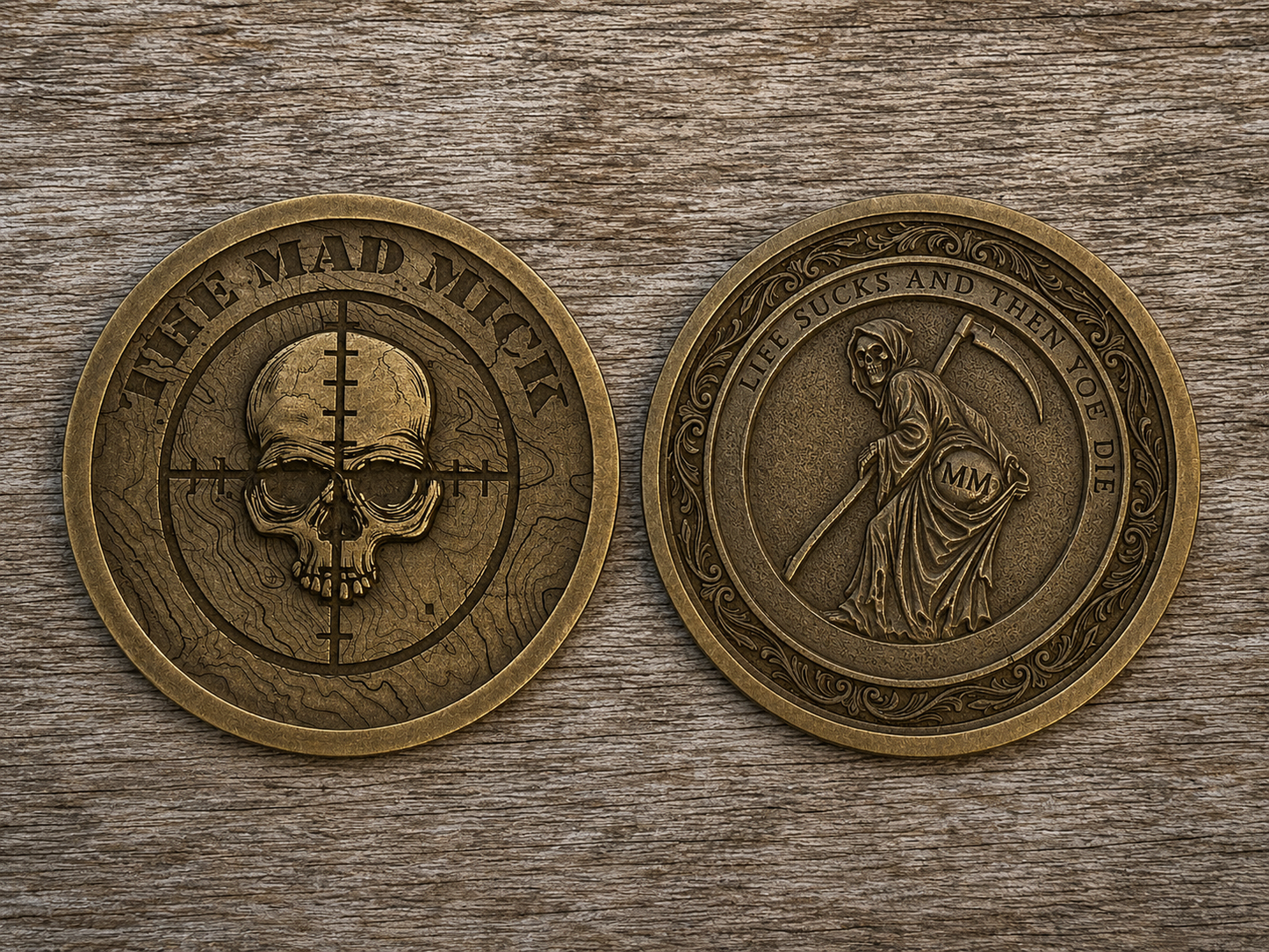 Mad Mick Owned Reaper Challenge Coin