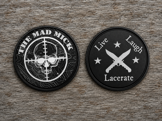 Mad Mick Anodized Live, Laugh, Lacerate Coin