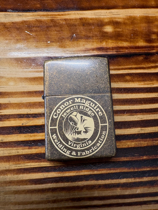 Conor Maguire Antique Brass Lighter