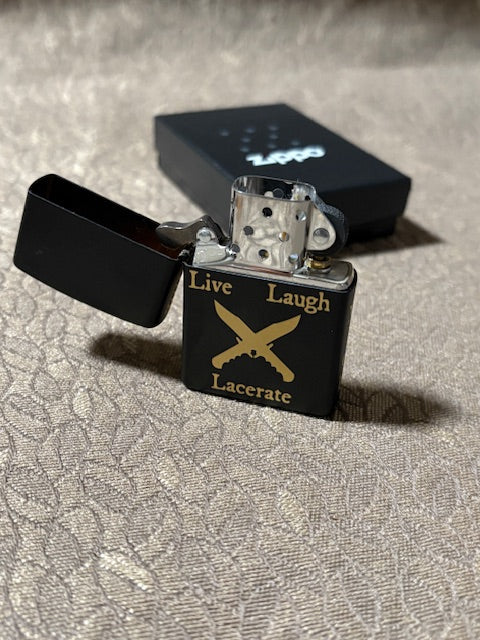 Mad Mick "Live, Laugh, Lacerate" Custom Lighter