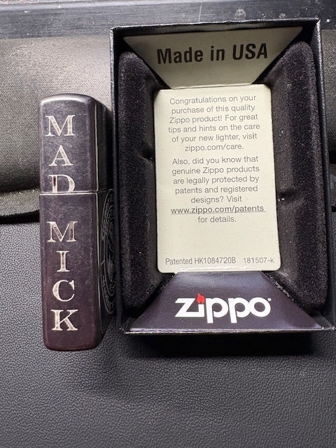 Conor Maguire Welding Custom Zippo in Gray Dusk Matte Finish