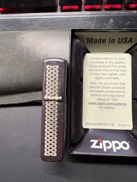 Conor Maguire Welding Custom Zippo in Gray Dusk Matte Finish