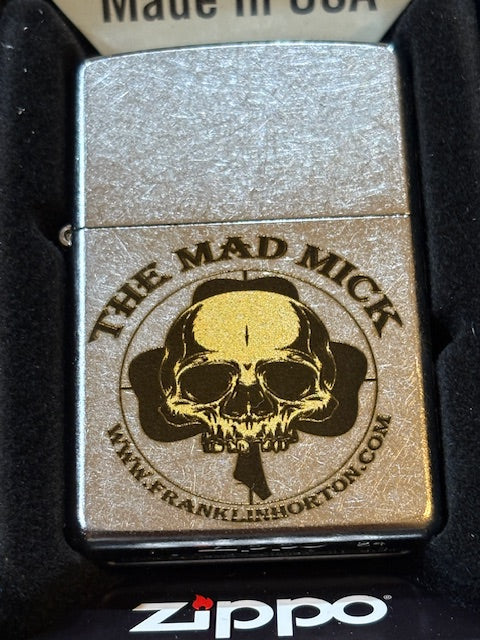 Mad Mick Stainless Steel Black Lighter