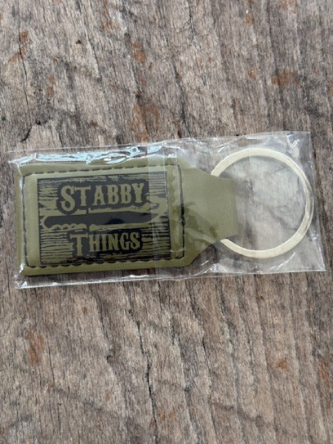 Stabby Things Keychain
