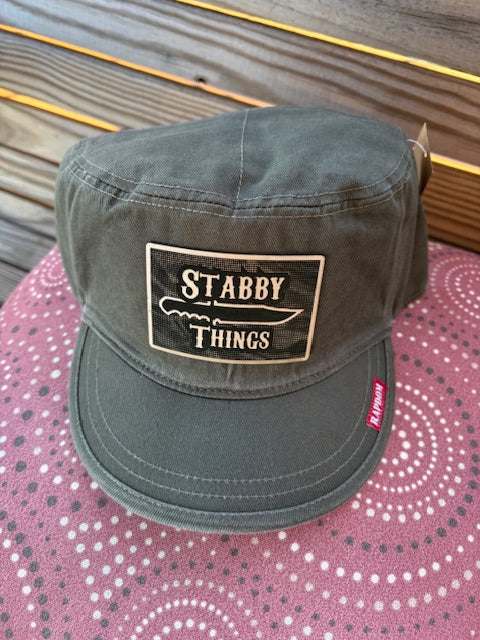 Rapid Dominance Flat Top Patrol Cap with Tan Stabby Things Patch