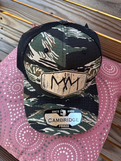 Rhodesian Camo Snapback with Carved Mad Mick Patch